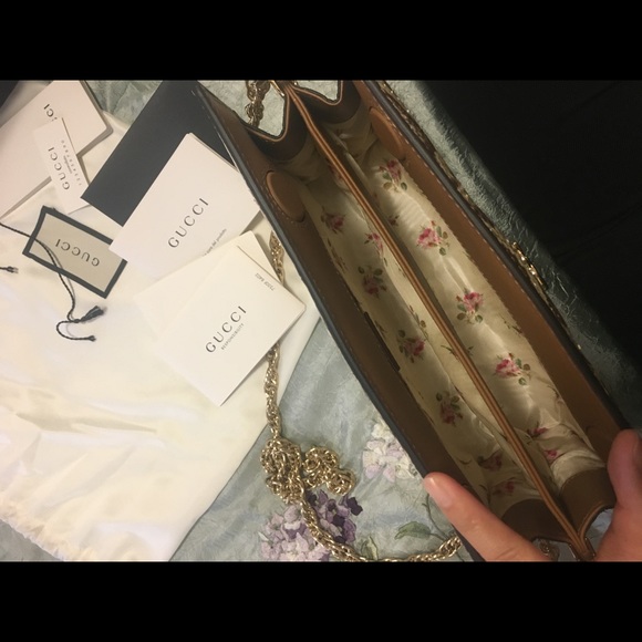 LIMITED EDITION. SPRING COLLECTION. Gucci Ophidia Straw Small Shoulder Bag. - Picture 6 of 9